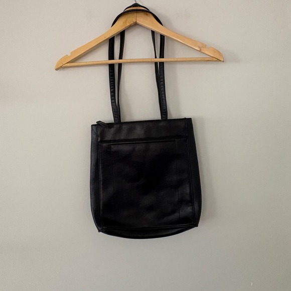 Nine & Company Black Shoulder Bag Tote Purse Handbag Work Career - Picture 1 of 7